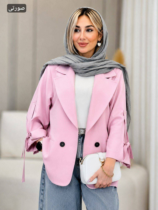 مانتو کتی آستین سگک کتان نچرال