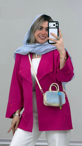مانتو لنین یقه انگلیسی رونیا