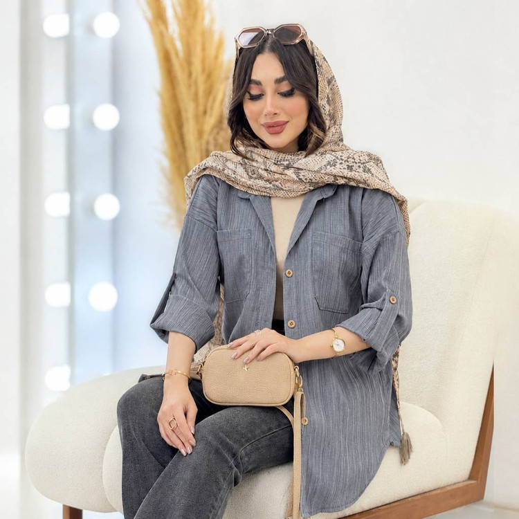 شومیز کراش پاگن دار جنس کراش اعلا
