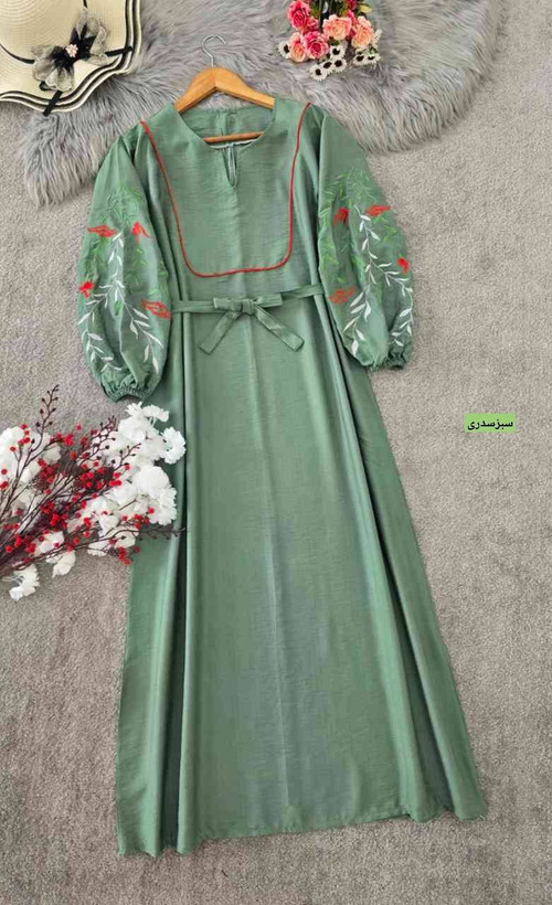 کفتان گلدوزی نازگل جنس بابوس