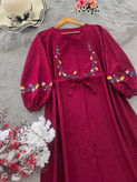 کفتان گلدوزی گلبرگ جنس بابوس