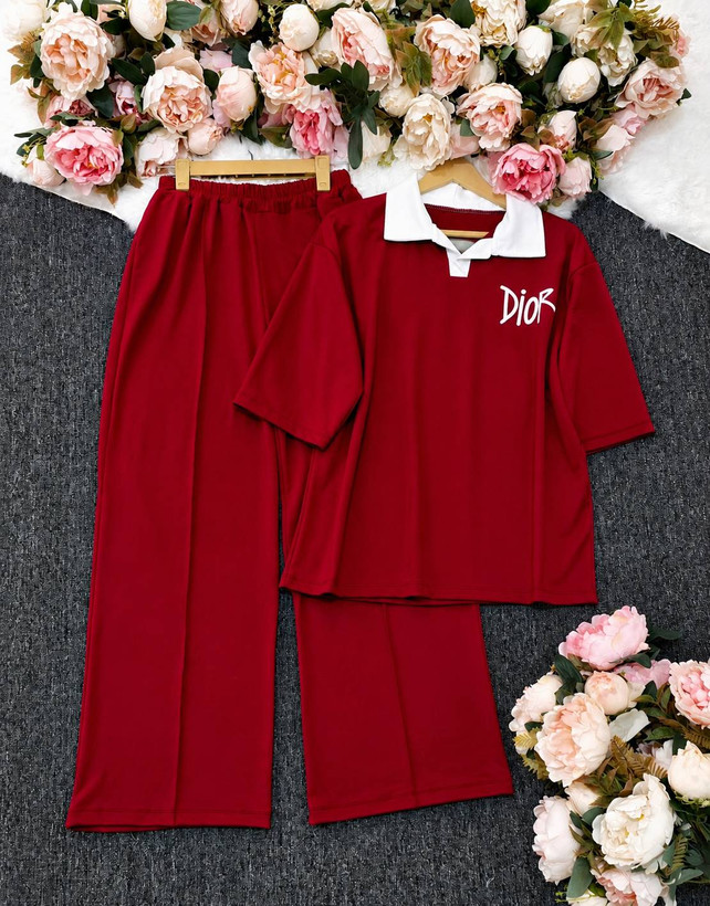 ست پولوشرت شلوار dior
