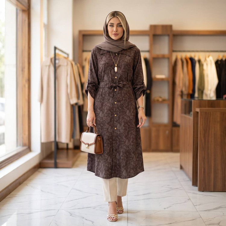 مانتو گازوئیلی آوینا جنس گازوئیلی باکیفیت