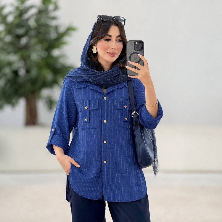 شومیز مهنا جنس شانتون دیپلمات