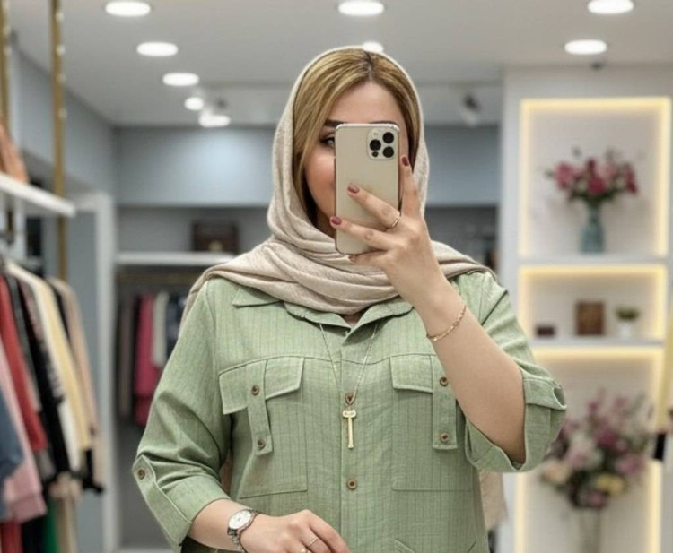 شومیز مهنا جنس شانتون دیپلمات