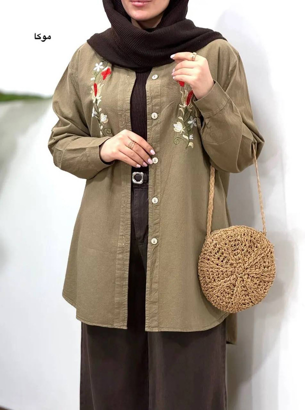 شومیز لاله جنس لنین آنزیم شده