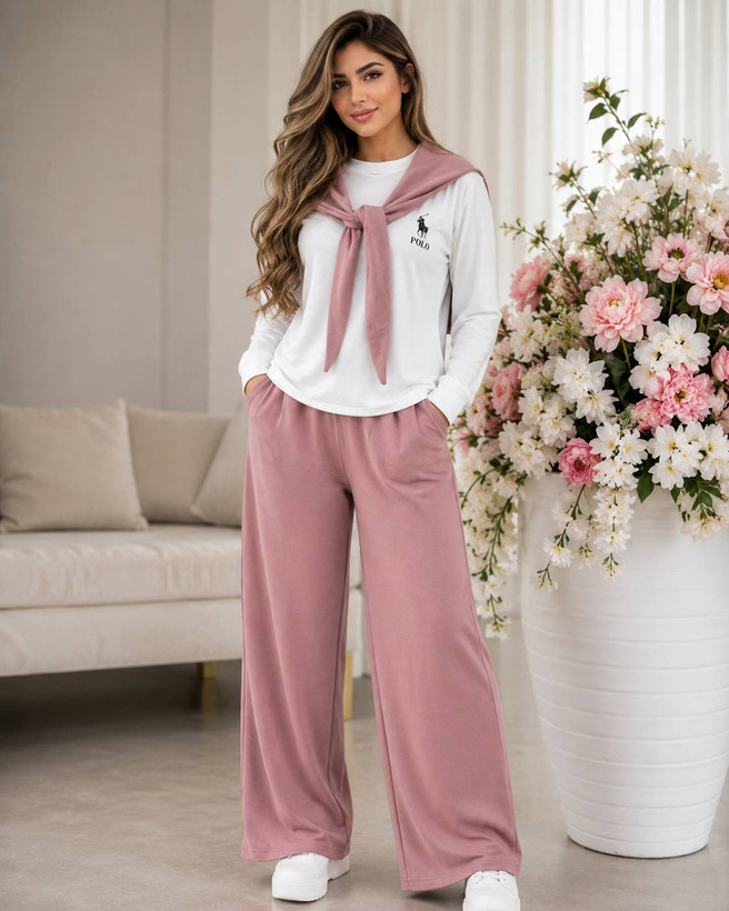 ست شالدار polo نخ پنبه