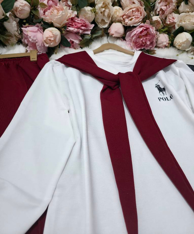 ست شالدار polo نخ پنبه