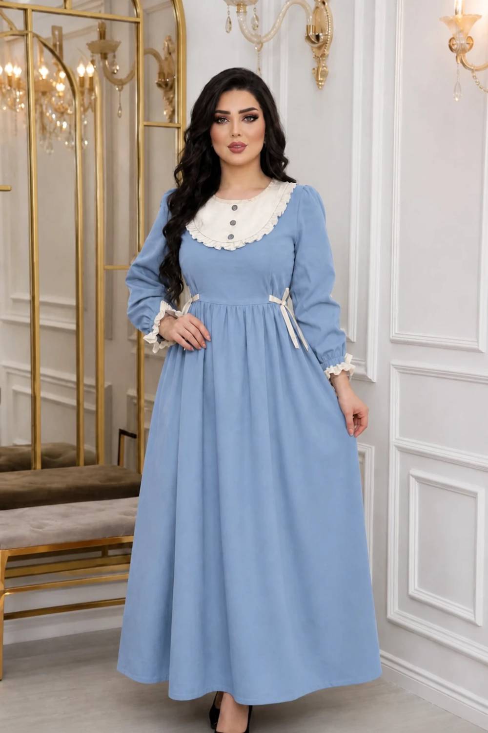 پیراهن عروسکی دنیز جنس مازراتی