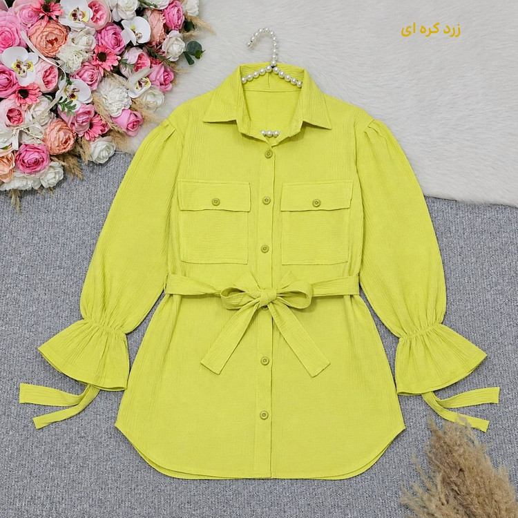 شومیز عروسکی دوجیب جنس السا اعلا