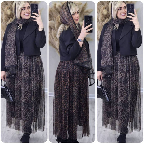 ست سه تیکه ترلان جنس مازراتی و تور
