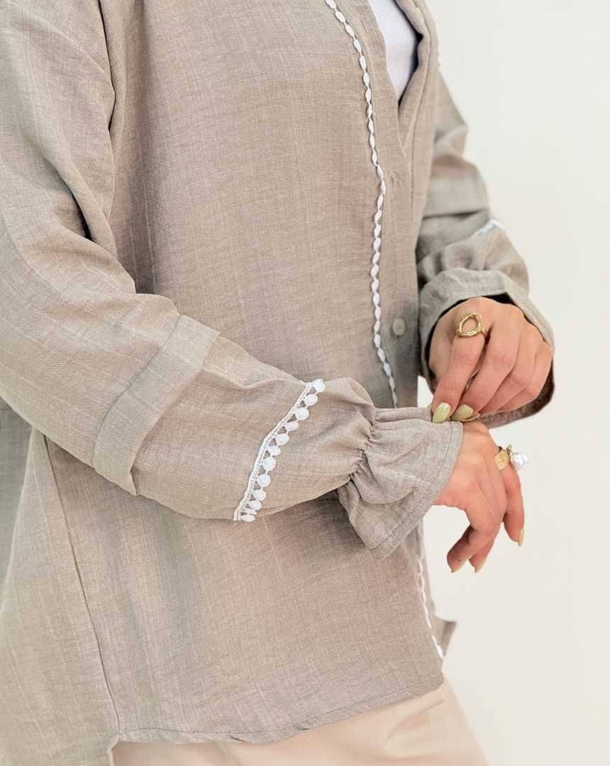 شومیز آستین عروسکی برکه ابریشمی اعلا