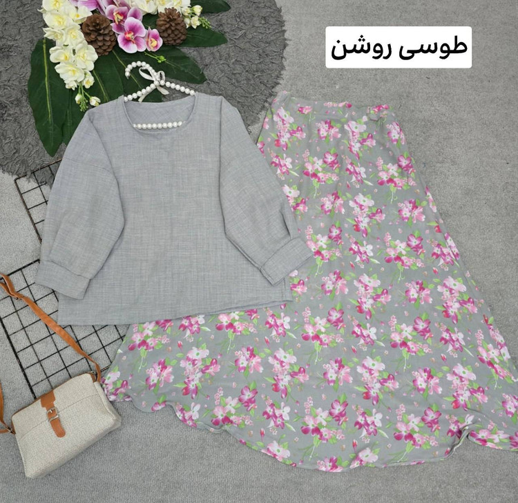 شومیز دامن گلدار پرطرفدار