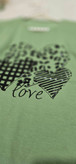 تیشرت باکسی طرح LOVE نخ پنبه