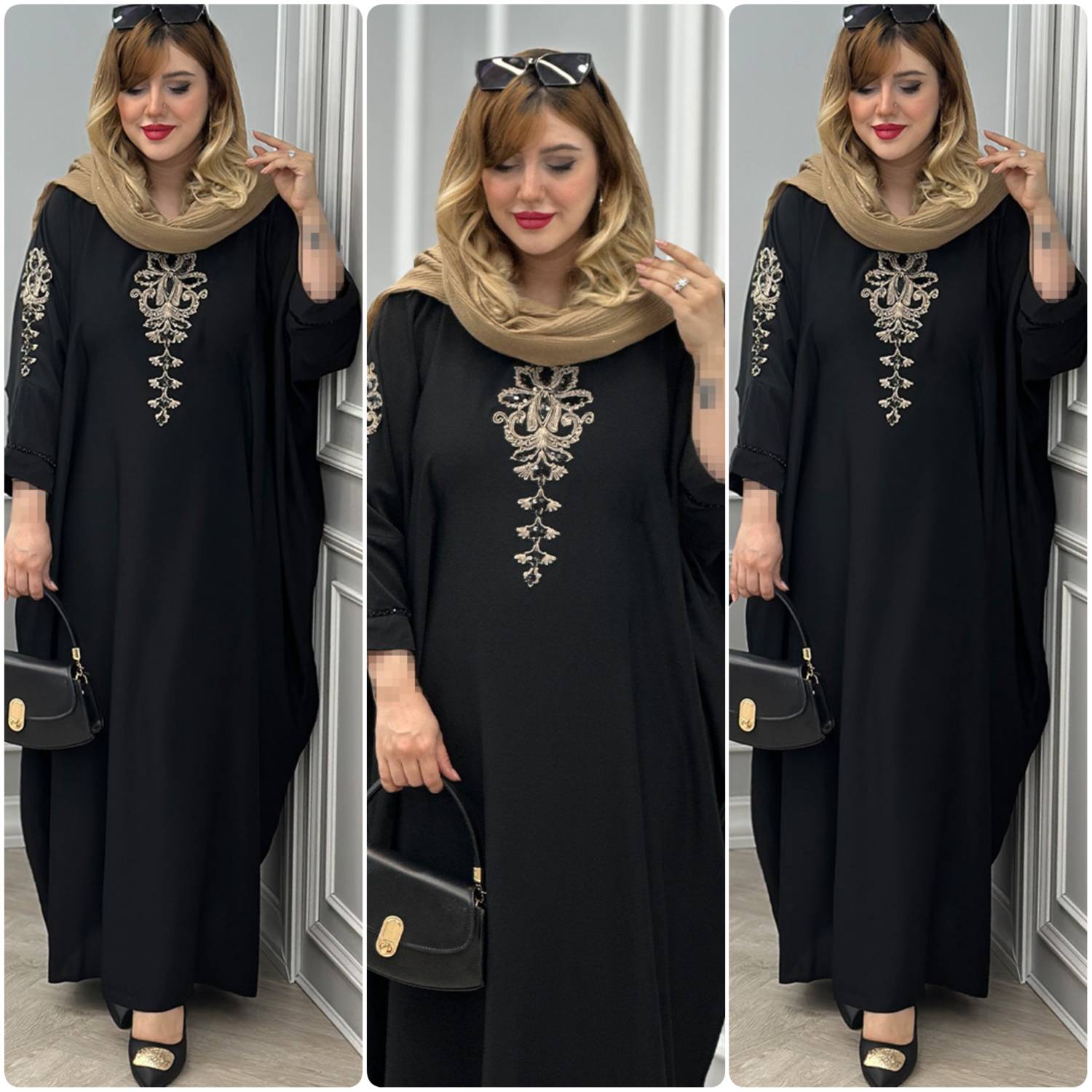 عبایی همدم جنس الیزه