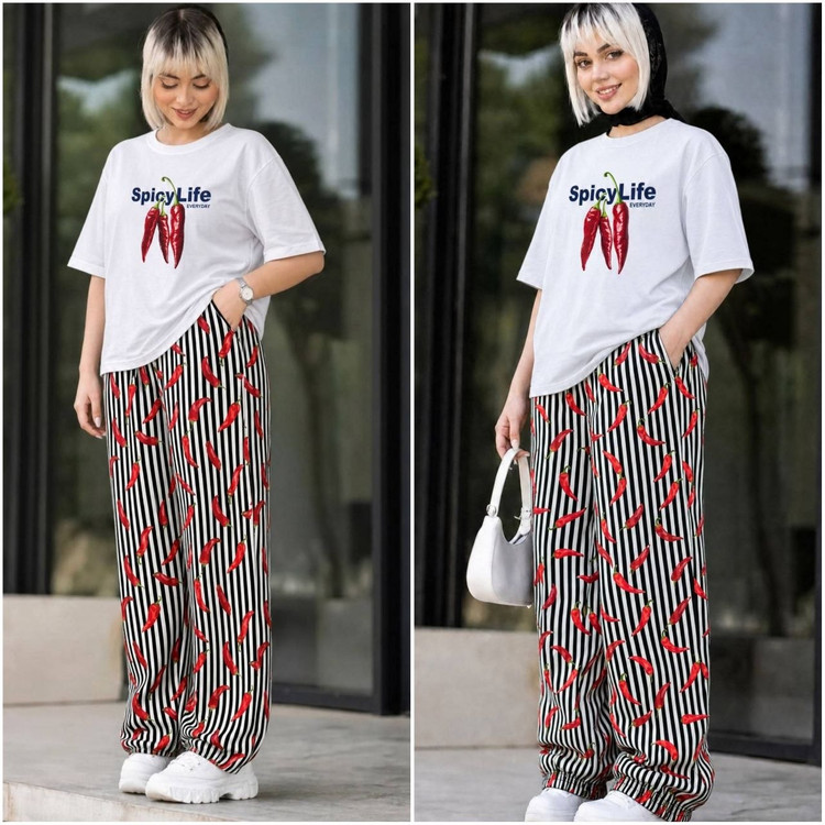 ست pepper نخ پنبه و بوگاتی