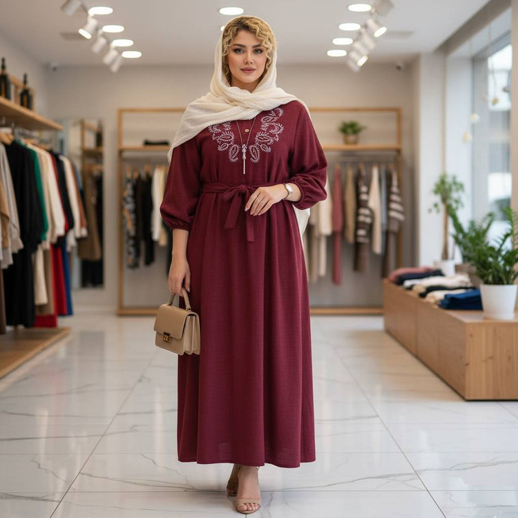 کفتان گلدوزی ترمه جنس شانتون