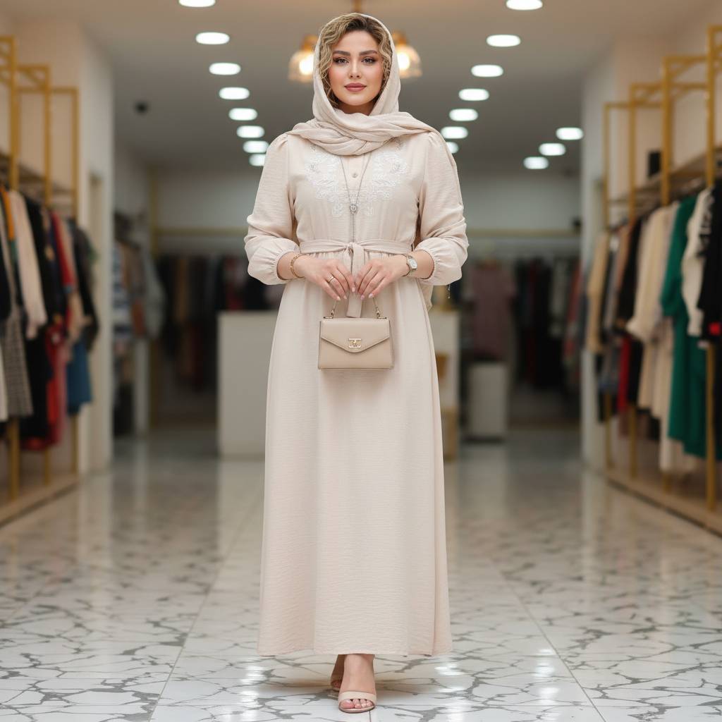 کفتان گلدوزی ترمه جنس شانتون