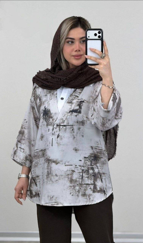 تونیک مانتویی گازوئیلی هلیا