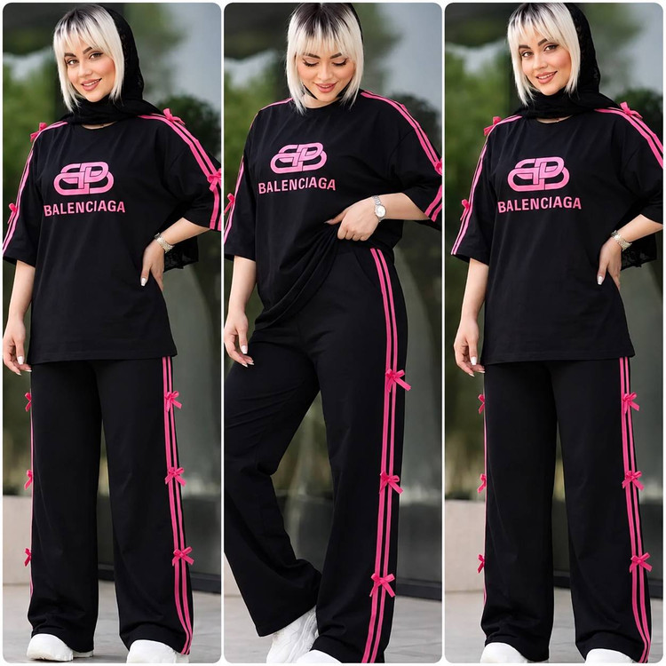 ست تیشرت شلوار پژواک جنس گلکسی