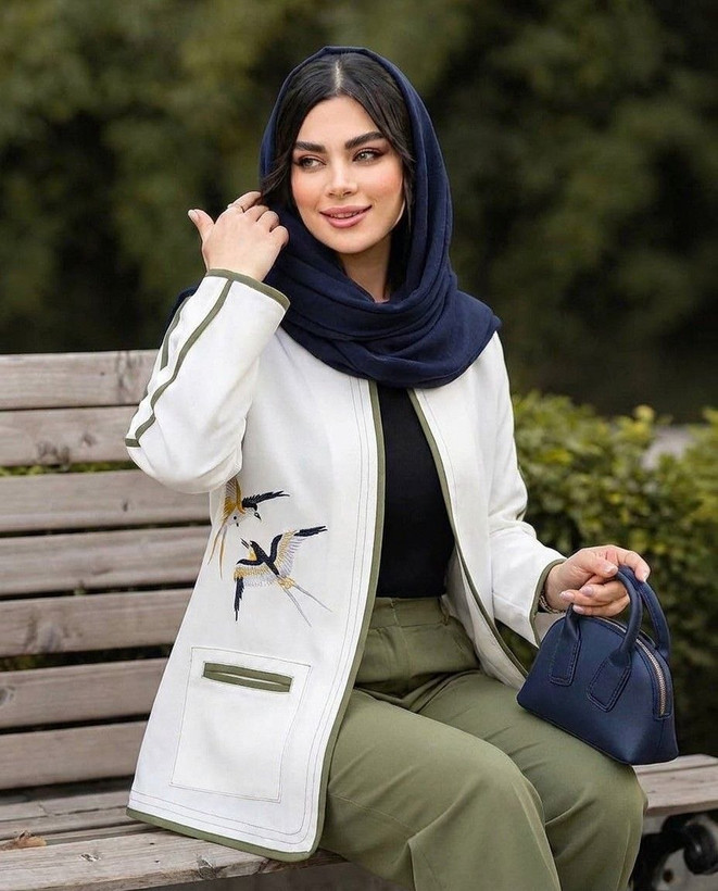 کت و شلوار پرستو سبز جنس مازراتی