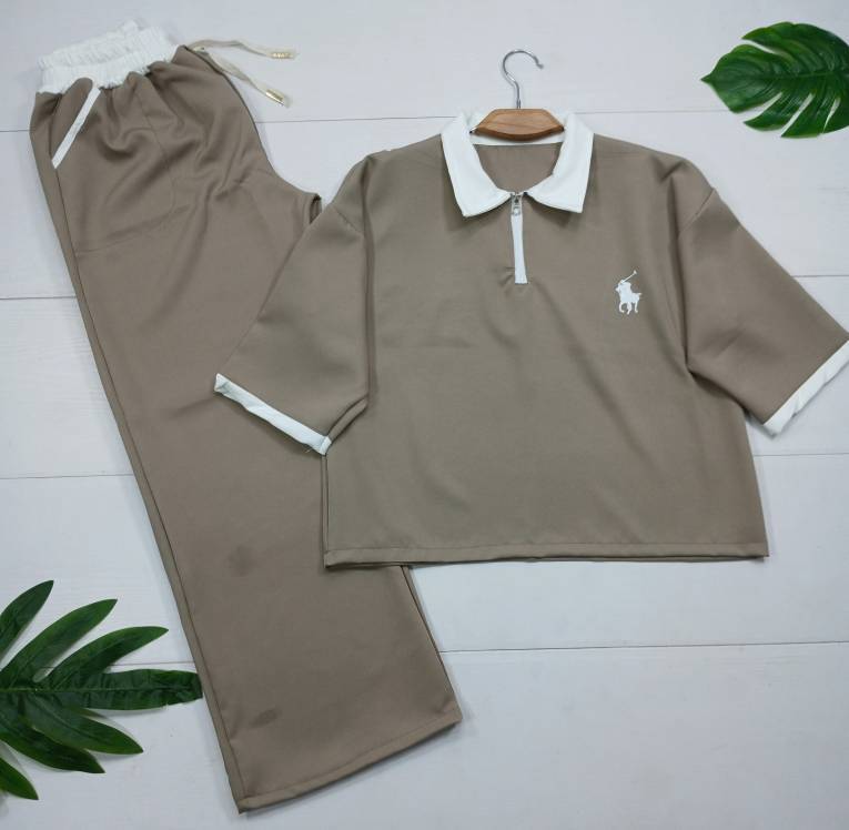 ست تیشرت شلوار polo گرم بالا