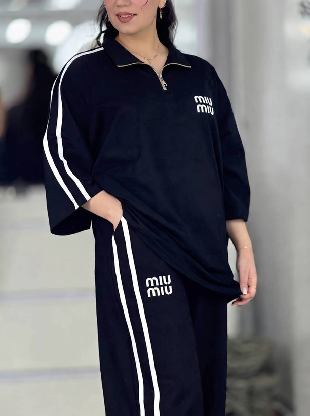 ست بارلی مشکی پنبه گلکسی