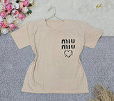 تیشرت باکسی طرح Miu Miu