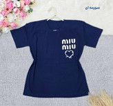 تیشرت باکسی طرح Miu Miu