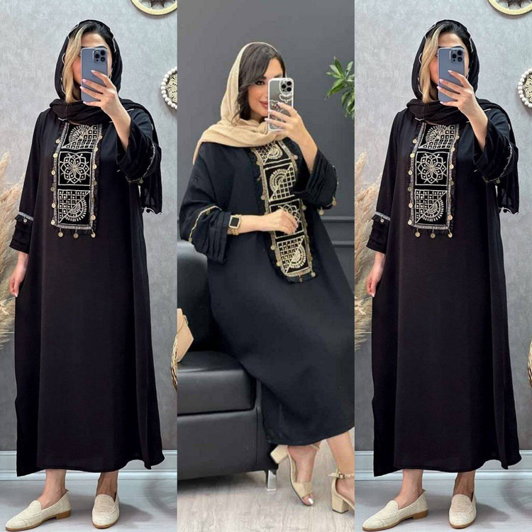 پیراهن مدل دلارام جنس شانتون