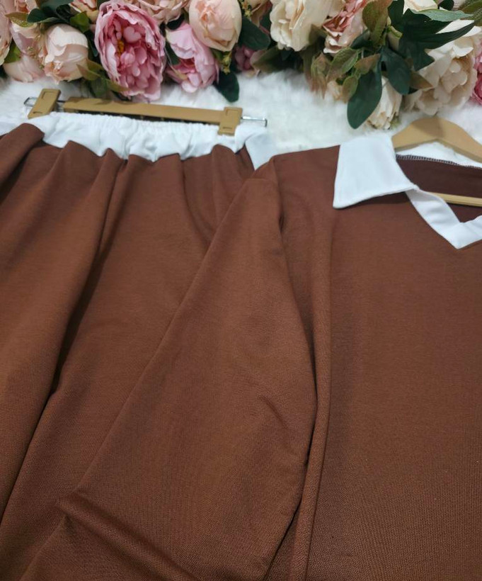 ست پاپیونی آوینا جنس گلکسی نخ پنبه