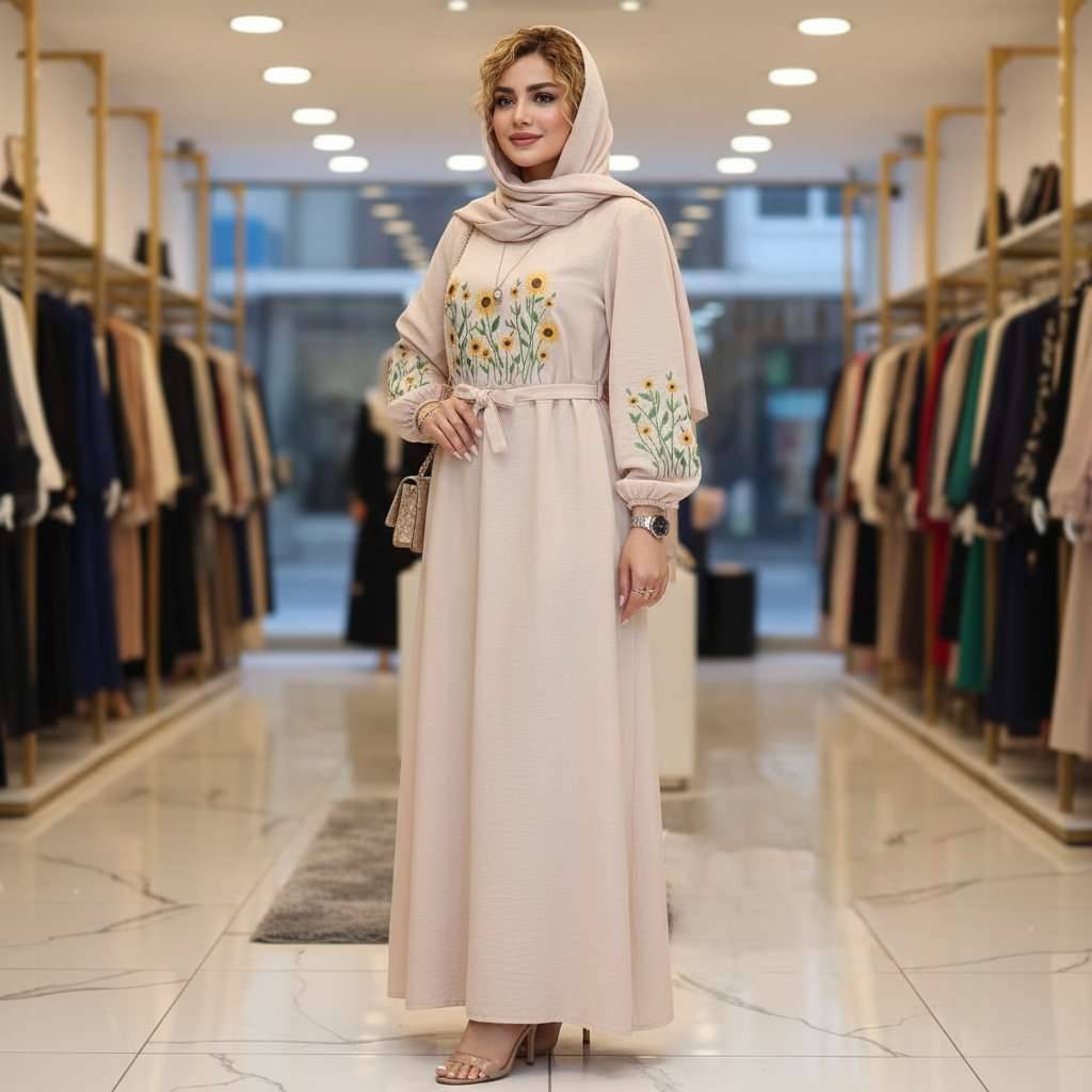 کفتان گلدوزی آروشا جنس بابوس