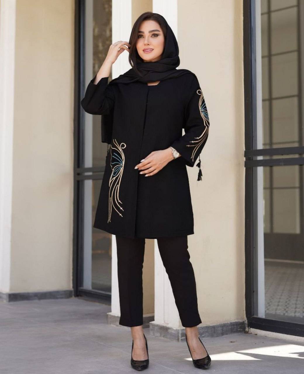 مانتو کتی پروانه جنس مازراتی
