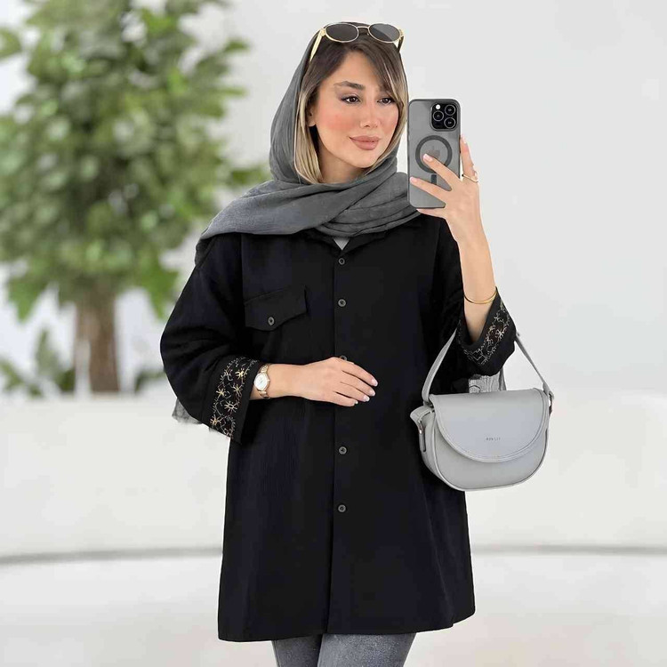 مانتو مچ گلدوزی سانیا