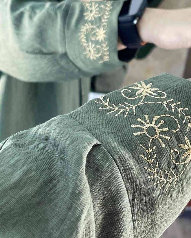 مانتو مچ گلدوزی سانیا