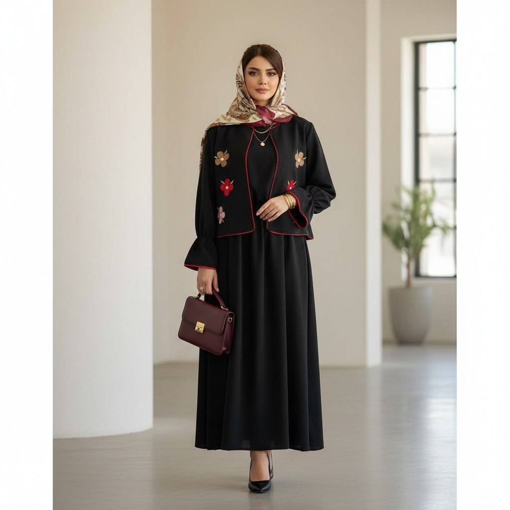 کت و سارافون گلدوزی نیایش
