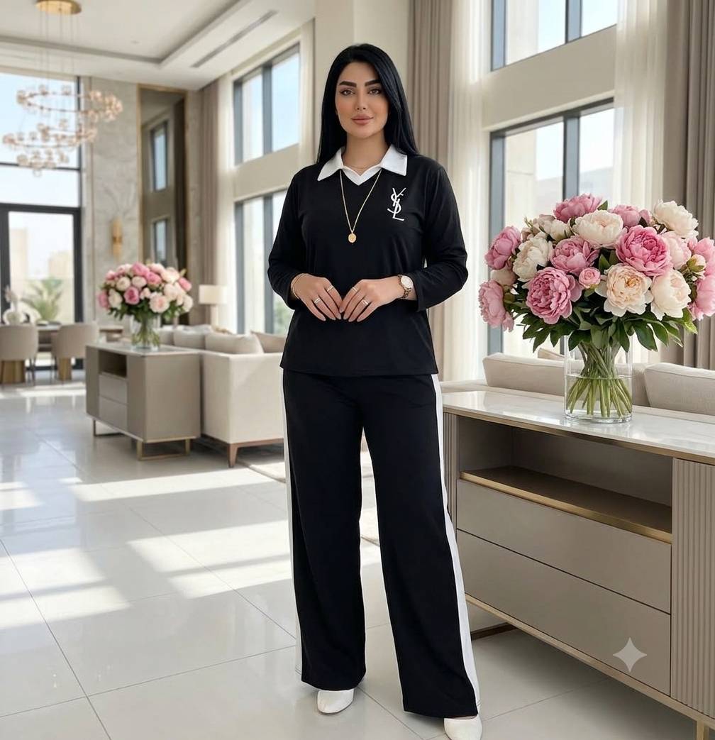 ست کژوال سناتور جنس گلکسی نخ پنبه