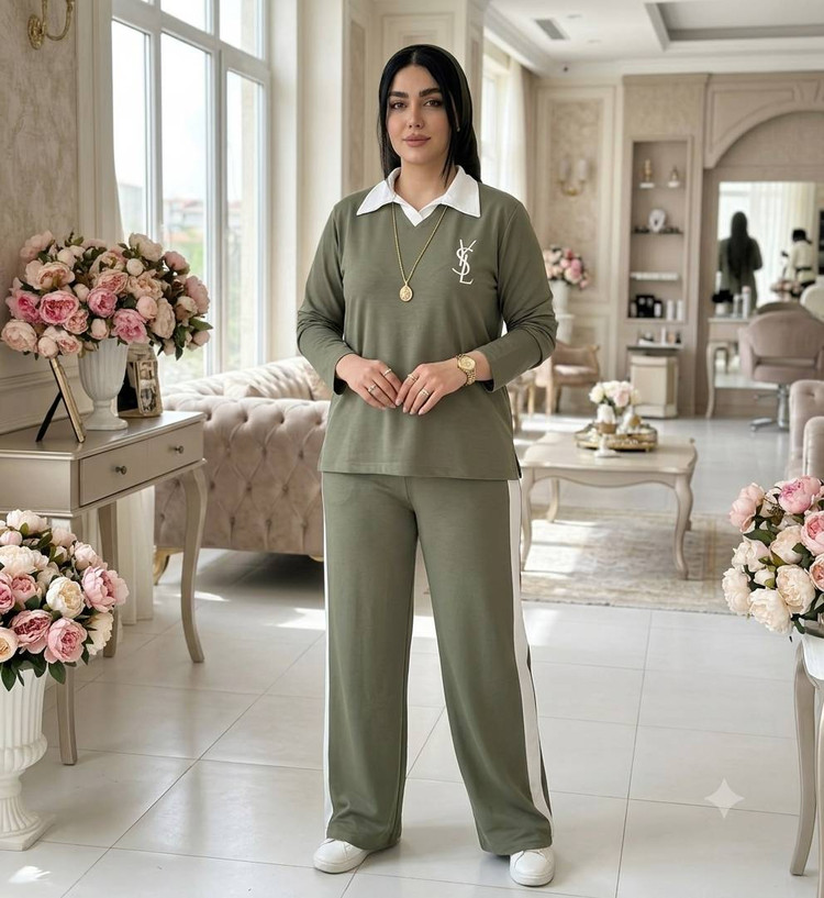 ست کژوال سناتور جنس گلکسی نخ پنبه