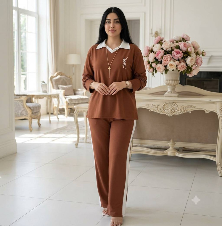 ست کژوال سناتور جنس گلکسی نخ پنبه