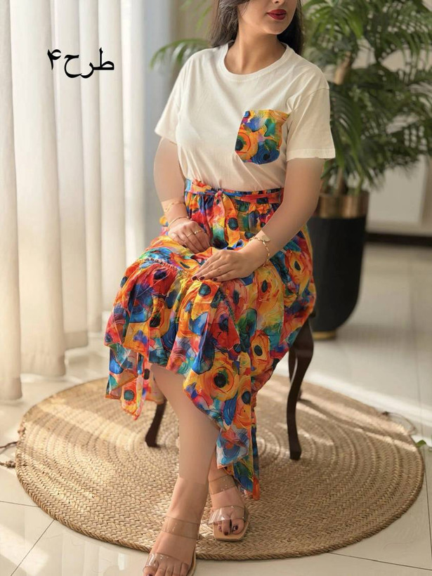 تیشرت و دامن پرطرفدار