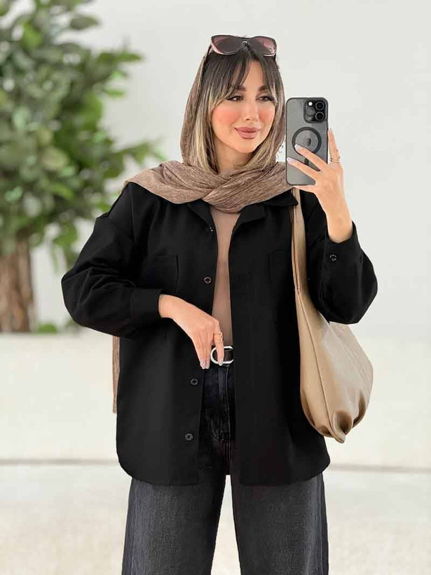 مانتو کتان ریحانه