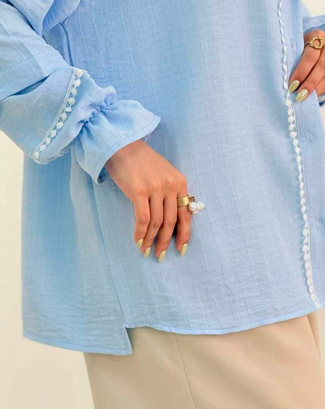 شومیز آستین عروسکی برکه