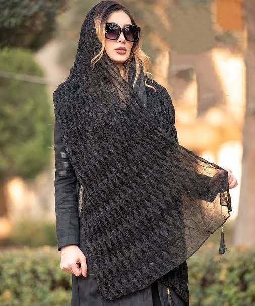 شال یه بعدی جنس نخی سبک و خنک