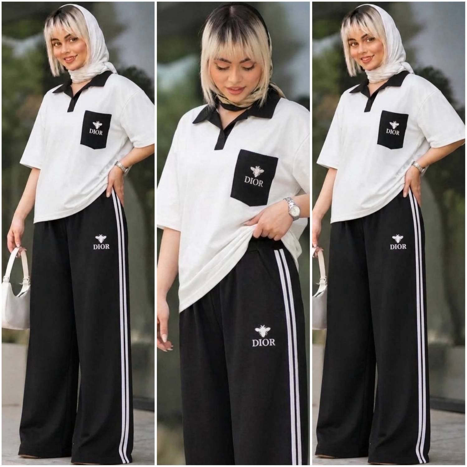 ست Dior جنس پنبه گلکسی