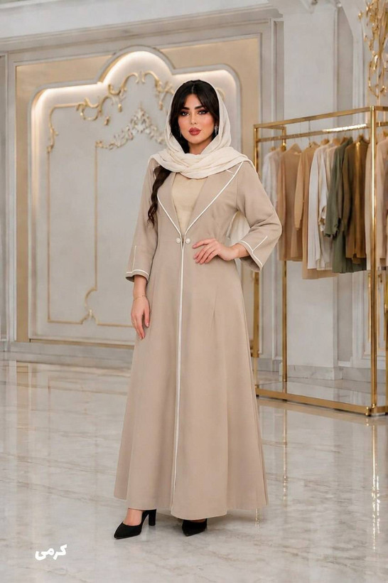 مانتو بلند حسنا جنس بزایاق ریزشی