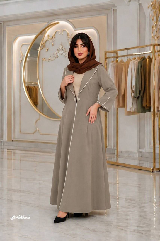 مانتو بلند حسنا جنس بزایاق ریزشی