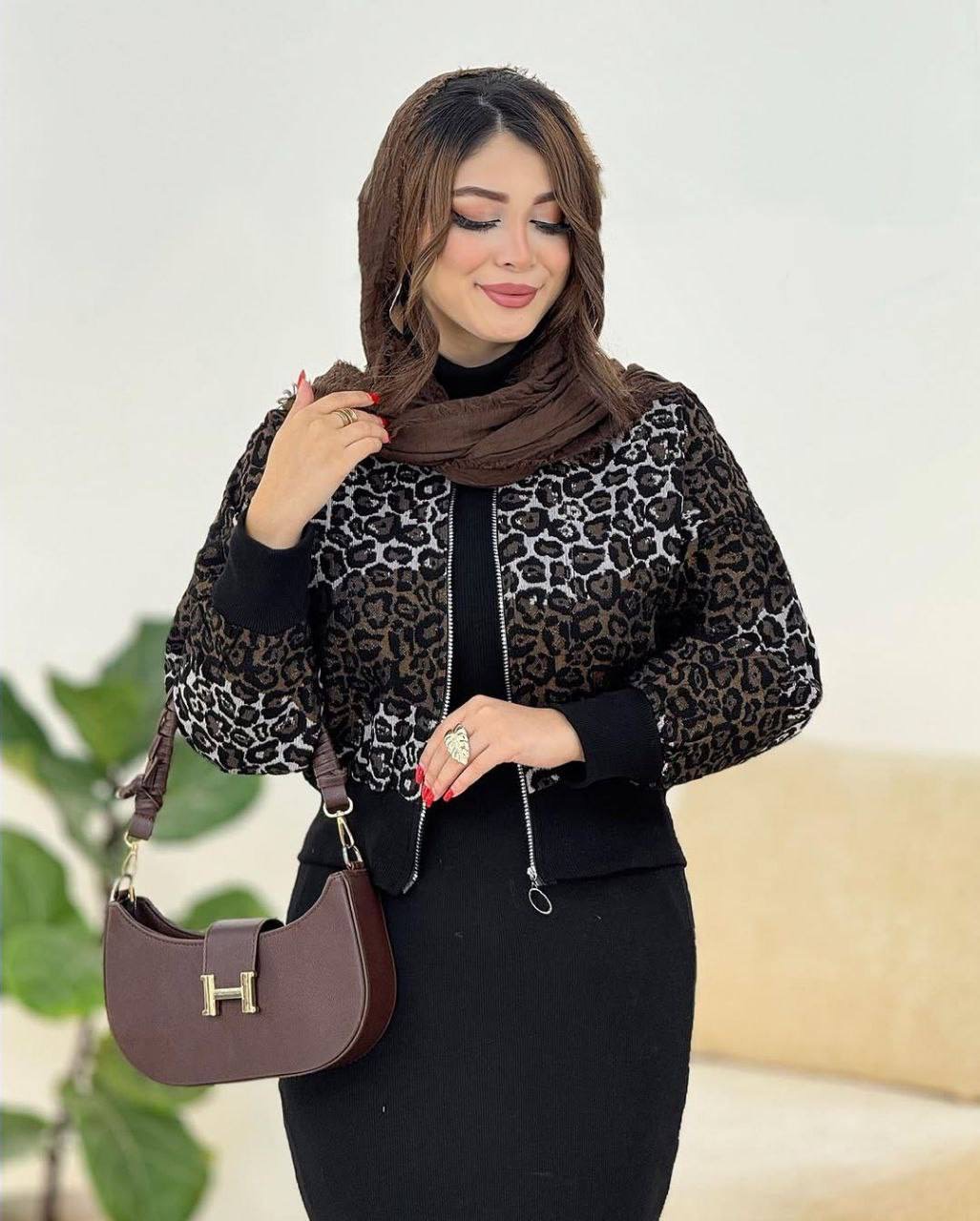 بامبر پلنگی جنس تافته