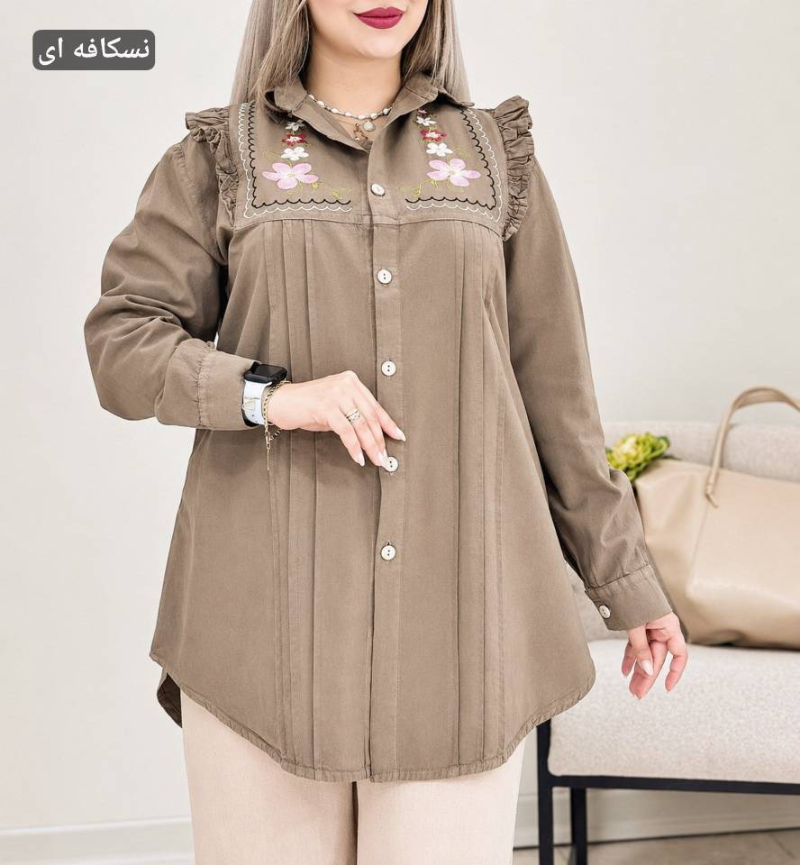 شومیز بانو جنس کتان لنین باکیفیت