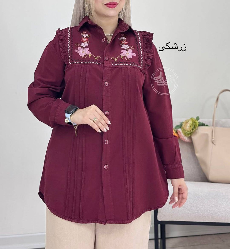 شومیز بانو جنس کتان لنین باکیفیت