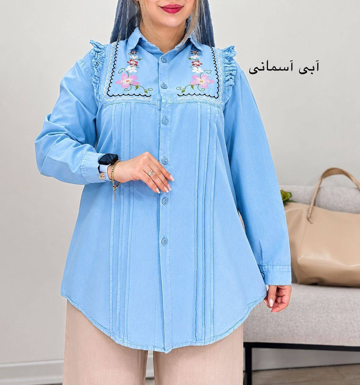 شومیز بانو جنس کتان لنین باکیفیت